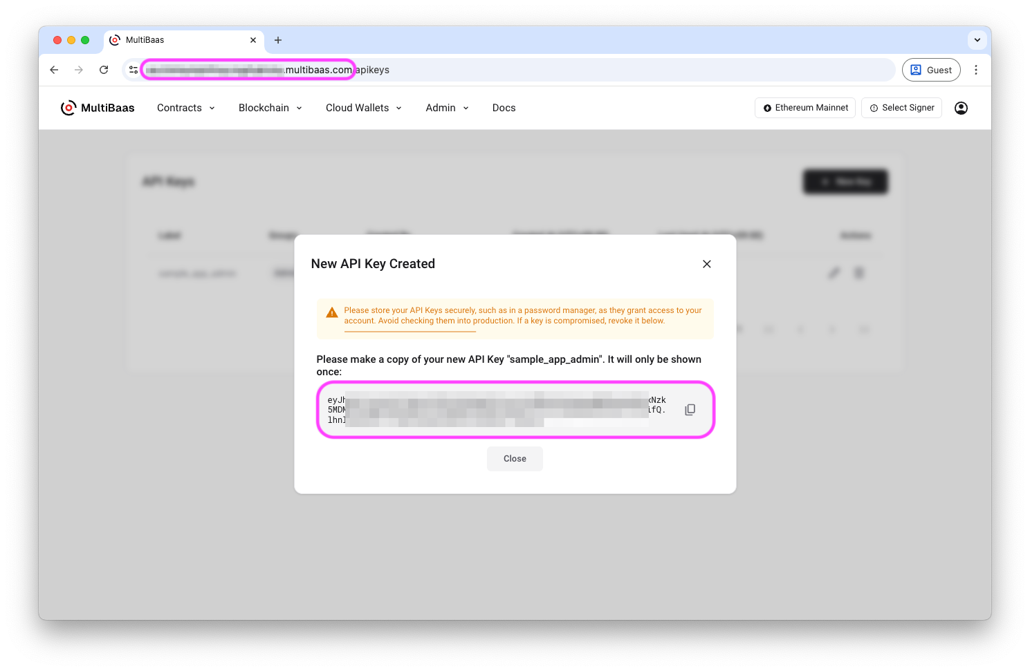 quickstart-api-key